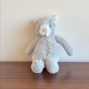 JellyCat 8” Gray and White Stuffed Animal